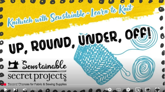 Knitwiches - How to knit by Sewstainable