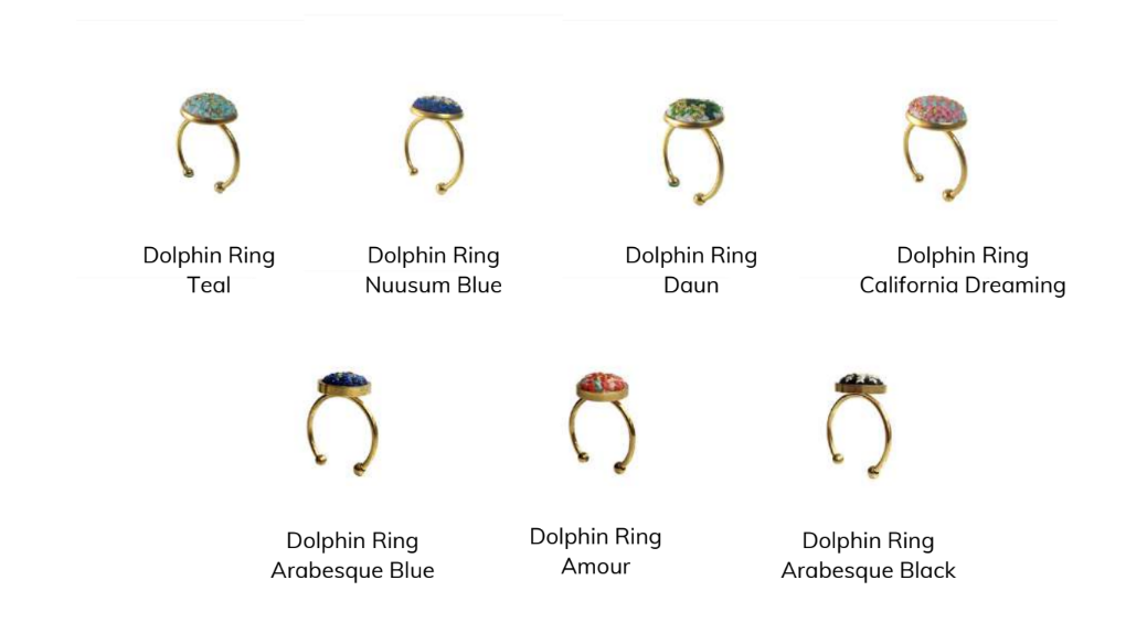 Dolphin Rings - Made by Earth Heir for Ocean series