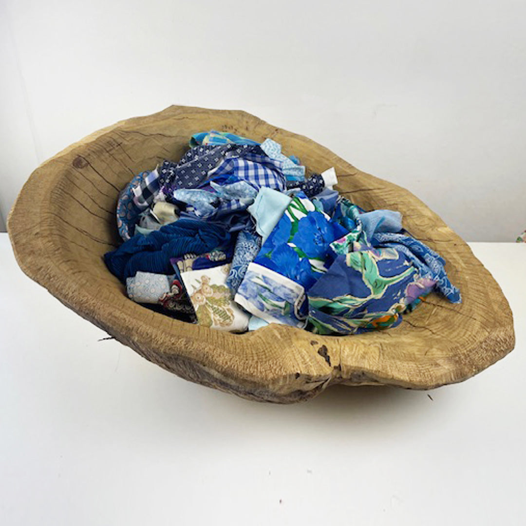 Blue Kilo Scrap Fabric Bag