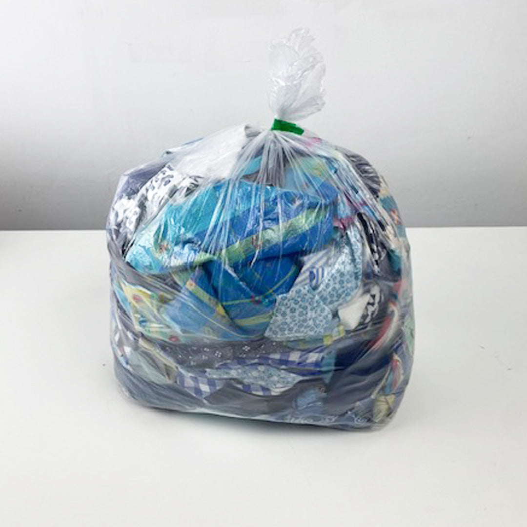 Blue Kilo Scrap Fabric Bag