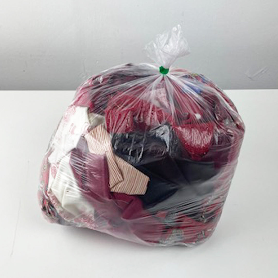 Red Kilo Scrap Fabric Bag