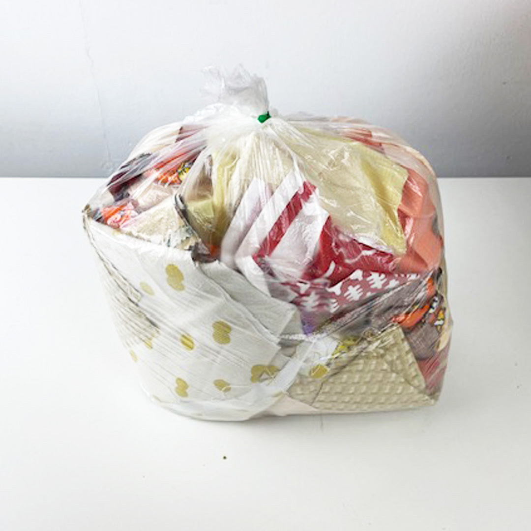 Yellow & Orange Kilo Scrap Fabric Bag