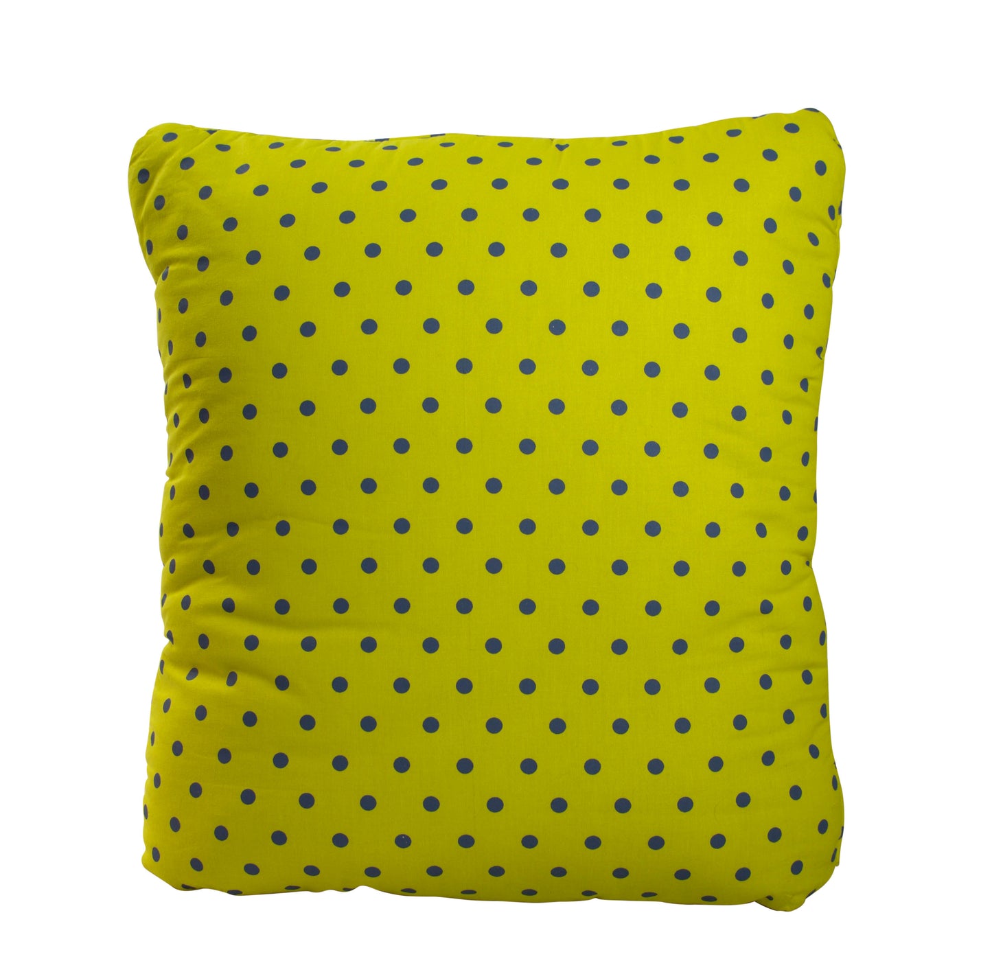 Rickshaw City Yellow Secret Pillow with GREY lining - a pillow that unfolds into a blanket
