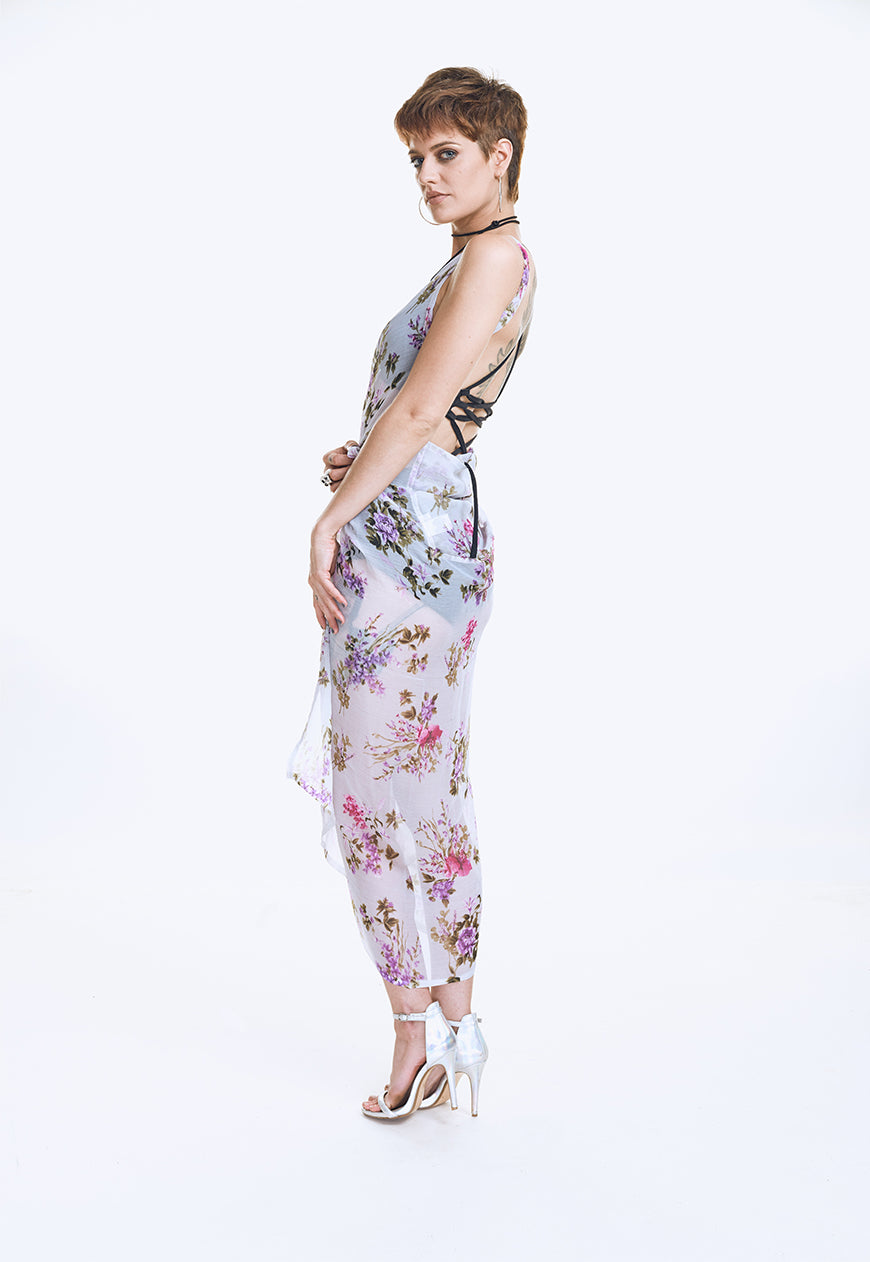 Lavanda Secret Sari Dress