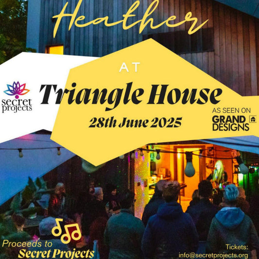 House Gig with Heather Findlay at Triangle House June 2025, as seen on Grand Designs (Saturday 28 June)