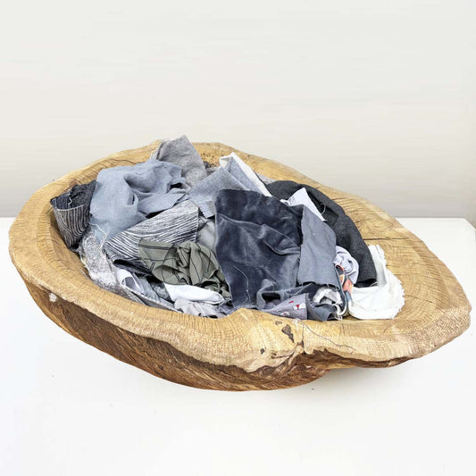 Grey Kilo Scrap Fabric Bag