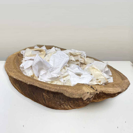 White Kilo Scrap Fabric Bag
