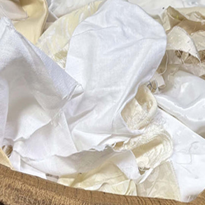 White Kilo Scrap Fabric Bag