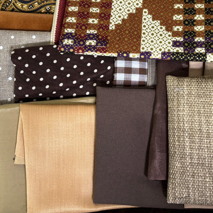 Brown Kilo Scrap Fabric Bag