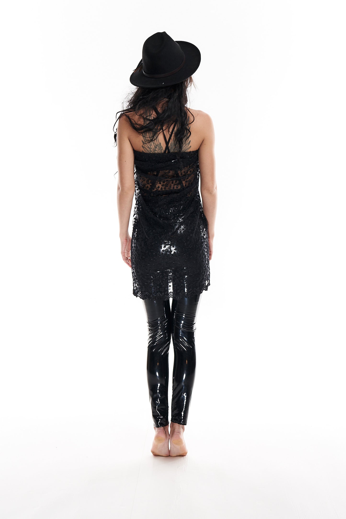 Black Rose Secret Sari Dress