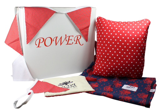 Vibrant Child Gift Box with Secret Pillow, Secret Bunting and Secret Bed