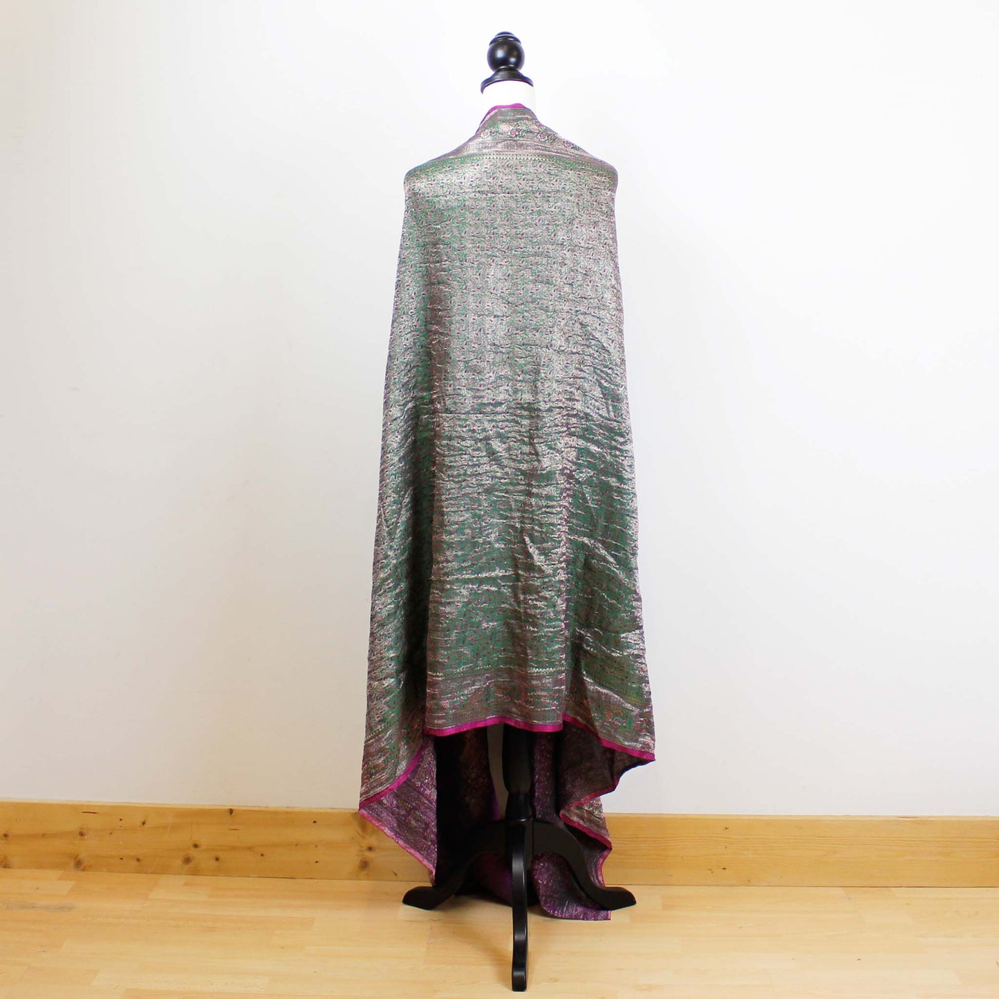 K19 Sari Kimono DIY Pack with grey bias binding
