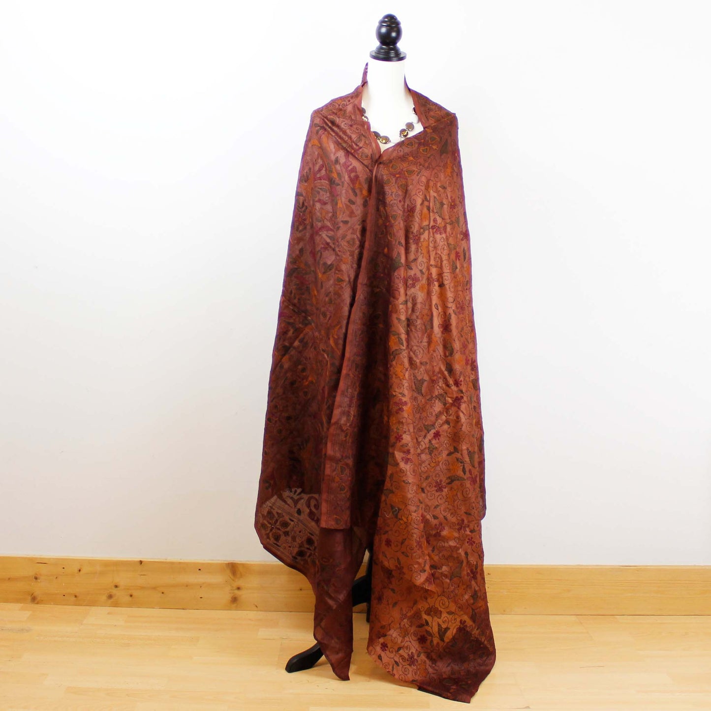 K26 Sari Kimono DIY Pack with black bias binding