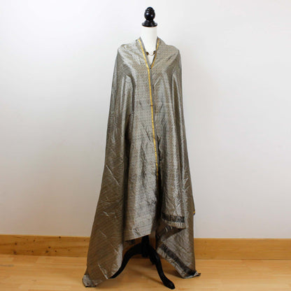 K37 Sari Kimono DIY Pack with grey bias binding