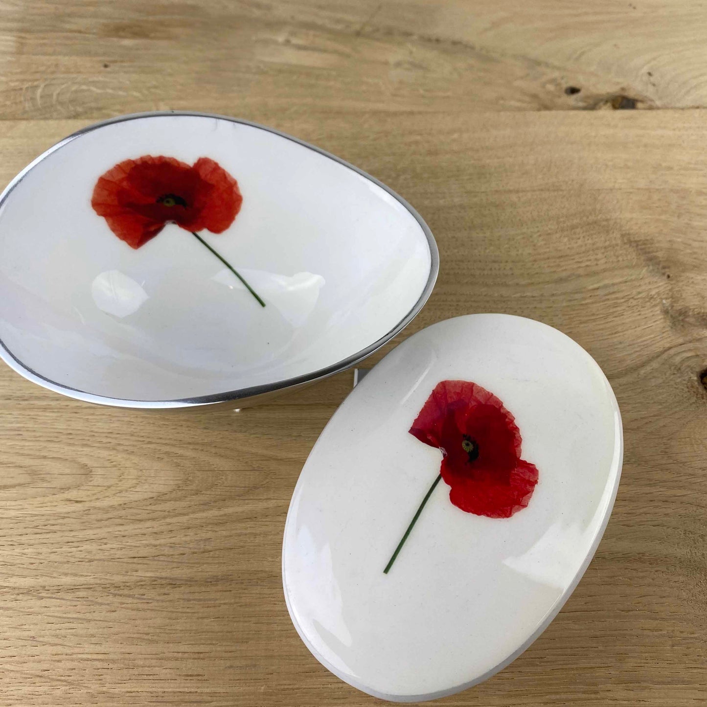 Poppy Trinket Pot by Tilnar Arts, fair trade producer, India