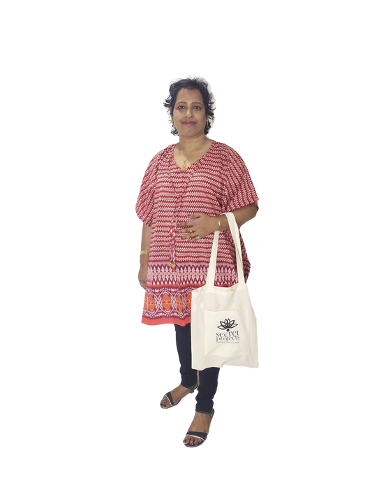 The Eye Kimono with tote bag