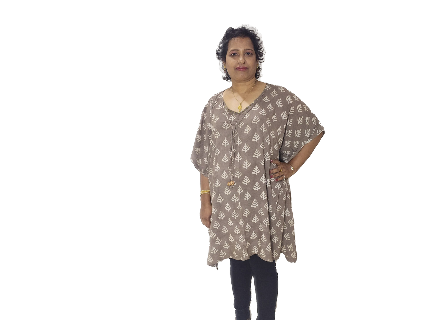The tree Kimono with tote bag
